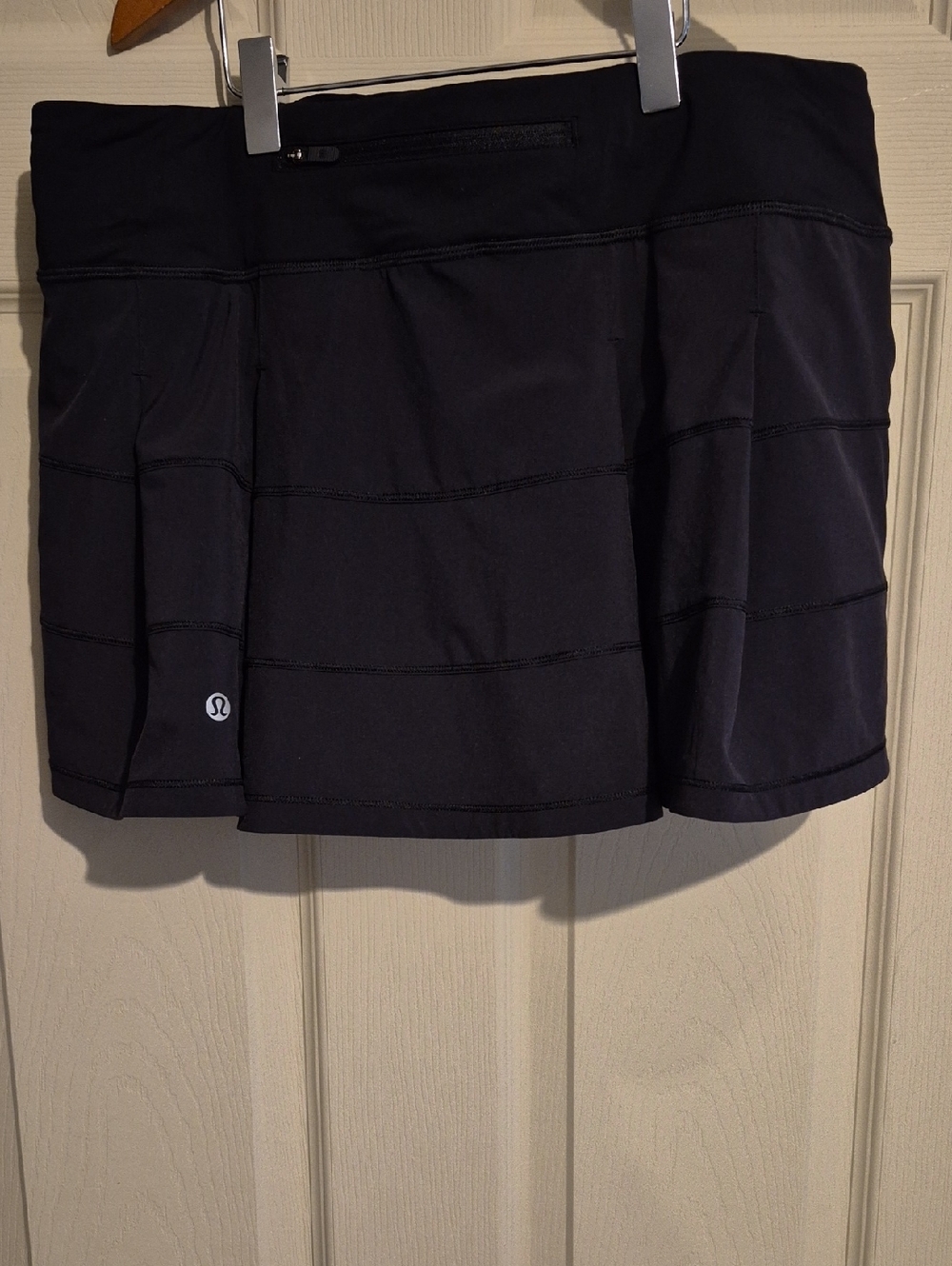 🍋 Lululemon Pace Rival Skirt (Regular) *4-way Stretch Black (First Release) 10